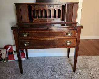 Early 19th Century Inlaid Tambour Door Desk
Pristine condition.
AVAILABLE FOR PRESALE