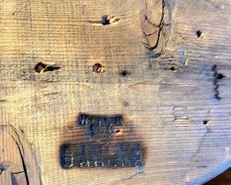 Underneath of Duck, makers mark