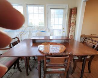 Table and chairs