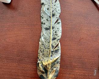 Signed Bronze Willits" feather
1 of 1