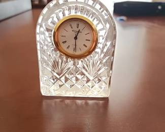 Waterford crystal clock
