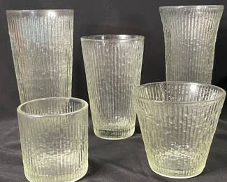 Set of Mid-Century Modern Finlandia Glassware
