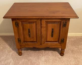 Vintage Record Album Storage Cabinet