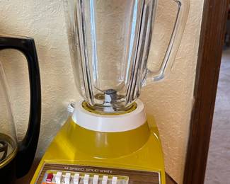 Vintage Sears Insta-Blend Yellow Blender