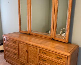 Dresser with Tri-Style Mirror