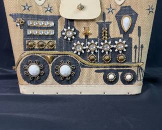 Vintage Enid Collins Locomotive Purse