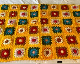 Vintage Handmade Afghan Blankets