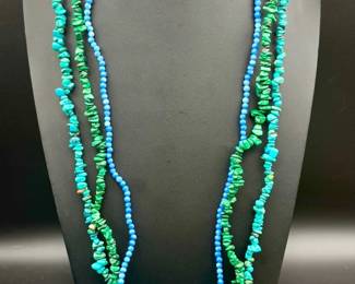 (3) Stylish Stone Necklaces
