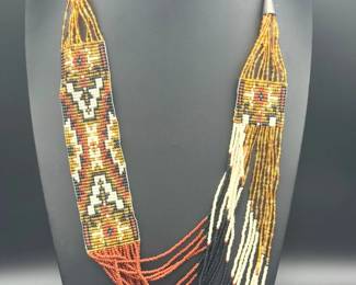 Multi Strand Seed Bead Necklace
