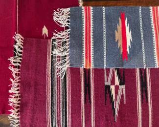 (3) Navajo Style Table Toppers
