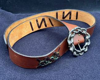 Hand Made Harness Leather Belt
