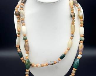 Gorgeous Long Stone Necklace
