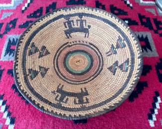 African Wedding Coiled Weave Woven Basket
