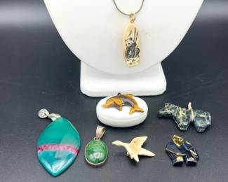 Stone & More Necklace Lot Feat. Druzy Agate
