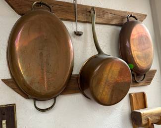 Vintage Tagus Portugal Copper Cookware