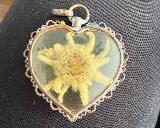 Traditional Pendant with Edelweiss 