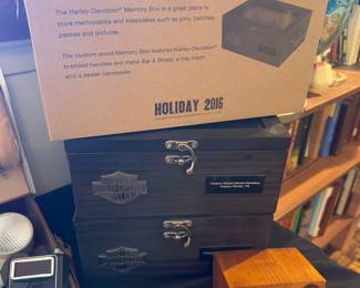 Harley Davidson Memory Boxes