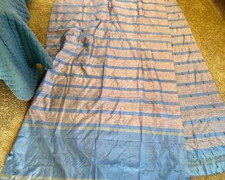 Closeup of silk Sari