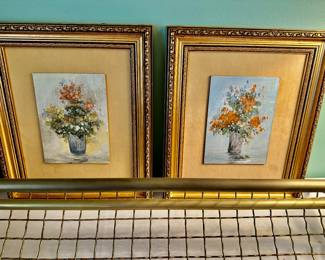 Two original on board by Louisiana listed artist Mary Bertrand…see closeups in following two pics.