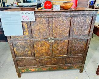 Hand Carved Cabinet 
