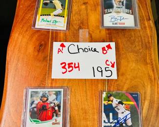 signed baseball cards