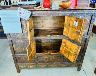 Hand Carved Cabinet 