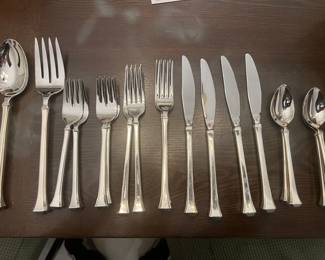 REED & BARTON STERLING HANDLE SET FOR 4