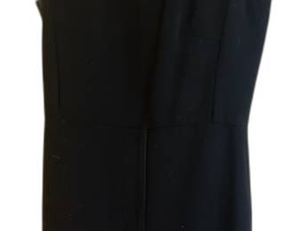 Max Mara Sleeveless Black Sheath Dress