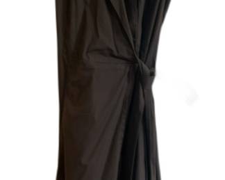 GOSSIP Sleeveless Wrap Dress layered collar