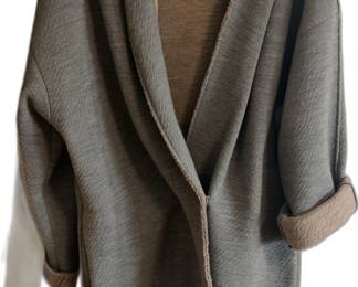 Piazza Sempione unconstructed wrap coat with belt