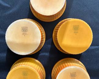 Luzifer Bauscher Weiden Baveria - Set of 5Ceramic Ramekins - Oven-Safe Souffle Dishes
