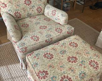 Matching Ottoman to customer made chairs