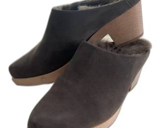 Coclico Shearling Lined Clog Mules size 9.5