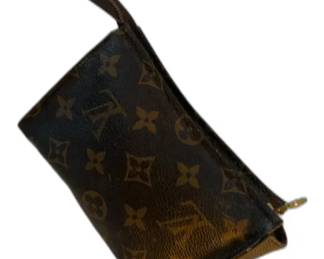 Louis Vuitton Monogram Cosmetic Pouch approx 6 x 4 x 2