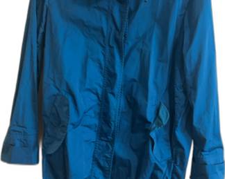 ALRIS PUNTO Teal Hooded Lightweight Jacket