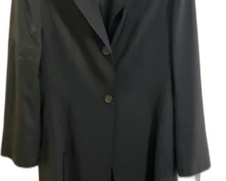 Black Longline Blazer Jacket