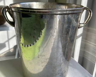 Vintage Silver Plated Ice Bucket with Handles