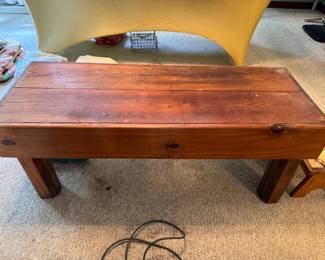 #55 - $60 - Pine wood bench 42x16x17H