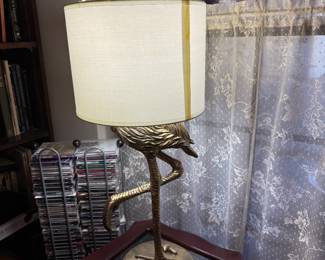 #9 - $60 - composite Flamingo lamp
