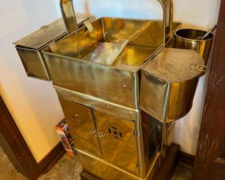 #59 - $90 - Asian Brass tea table