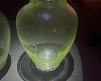 Blenko glowing glass