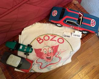 Bozo the Clown Hand Towel, Vintage Car Model