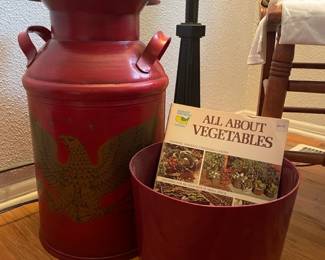 VTG 5 Gallon Milk Can, Planter