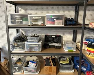 Storage Shelves, Misc Items