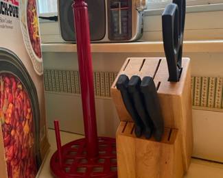 Paper Towel Holder, Knife Block