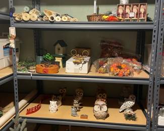 Storage Shelves, decor