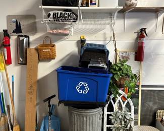 Step Stools, Trash Can, Recycling Can, Baskets