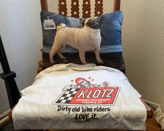 Tapestry Style Pug Pillow