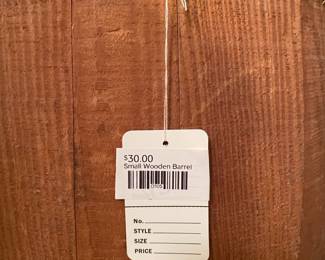 Small Wooden Barrel