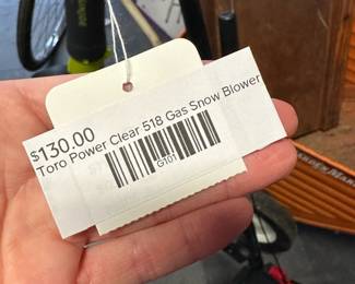 Toro Power Clear 518 Snow Blower